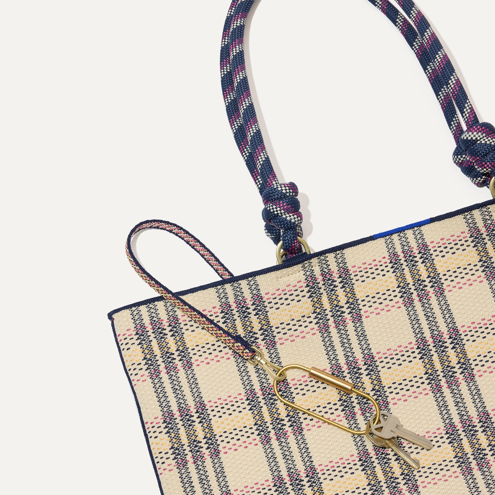 The Lightweight Tote - Spring Plaid - Image 8