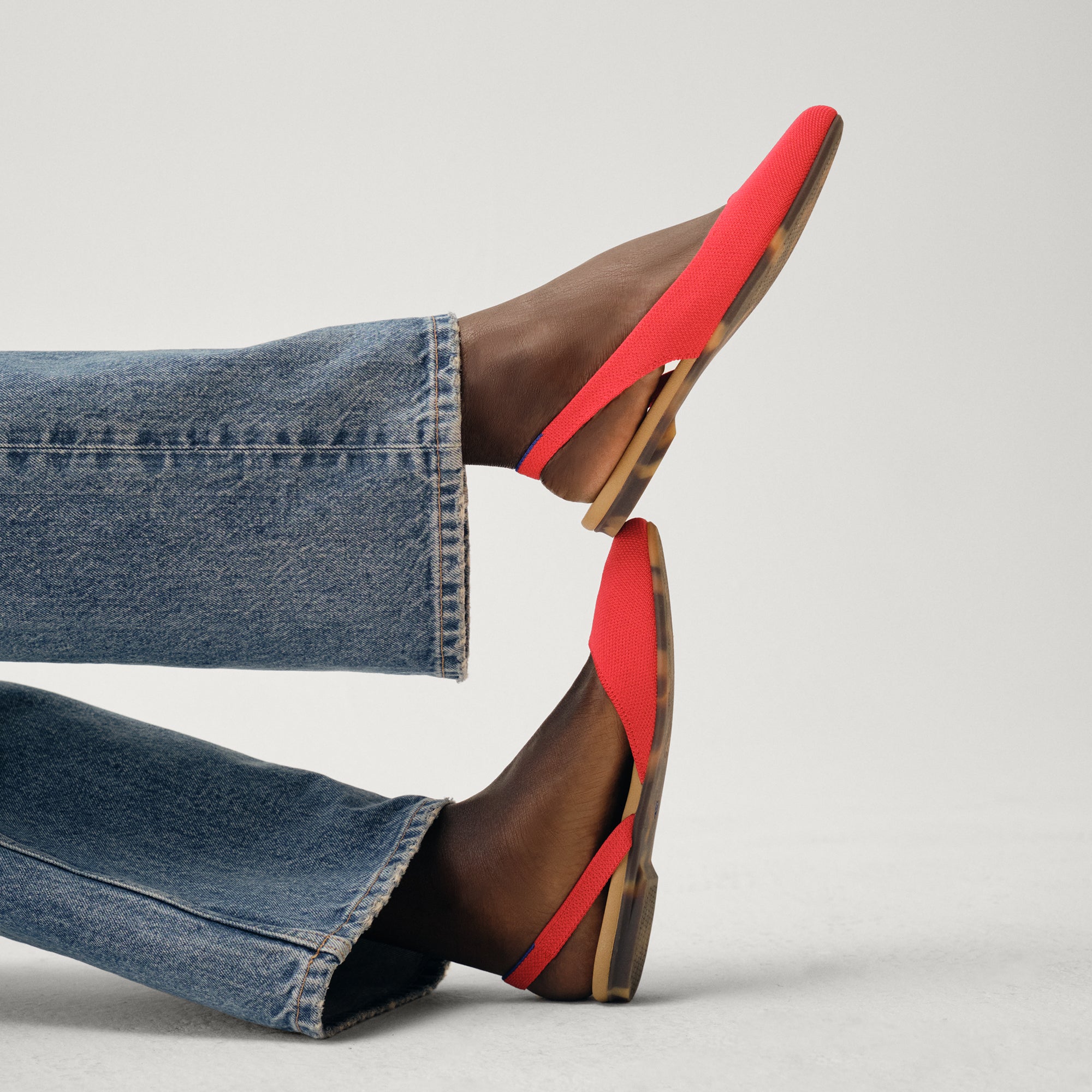 The Almond Slingback - Lollipop Red - Image 2