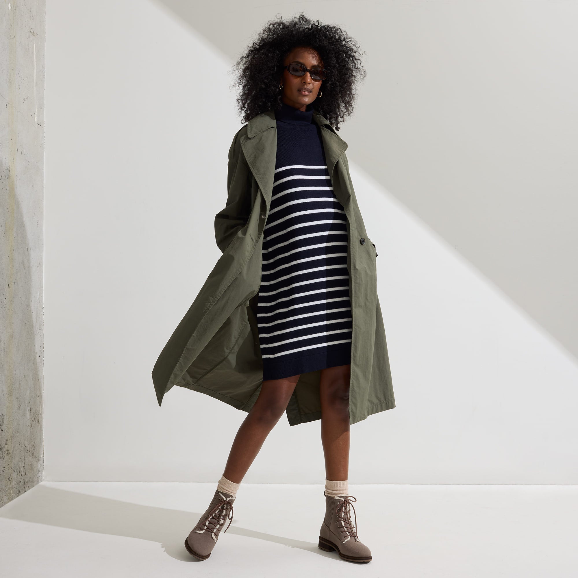 The Cozy Laced Lug Boot - Sparrow - Image 4