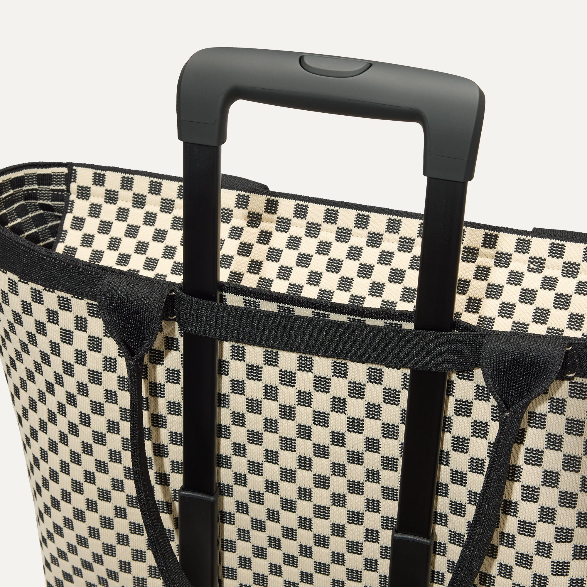 The Zip Travel Tote - Tuxedo Midi Check - Image 6